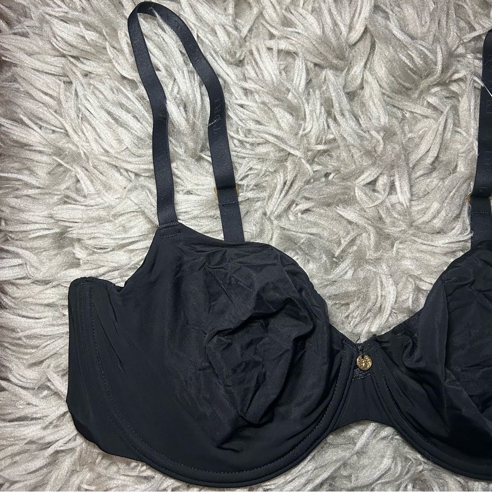 NEW Natori Pure Luxe Balconette black bra size 36D - Picture 3 of 8